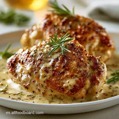 Pollo con Almendras Cremoso para 4 Tarjeta de receta