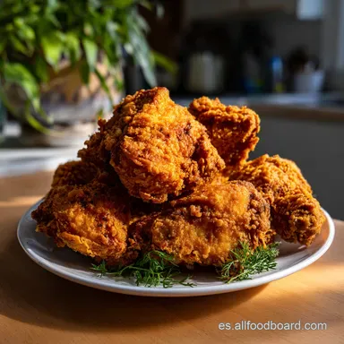 Pollo Frito Crocante y Jugoso: La Receta Crujiente Definitiva Tarjeta de receta