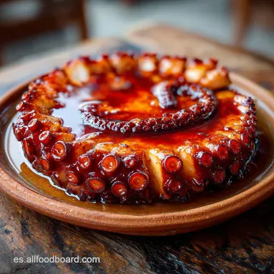 Pulpitos a la Gallega Receta para 4 Raciones Tarjeta de receta