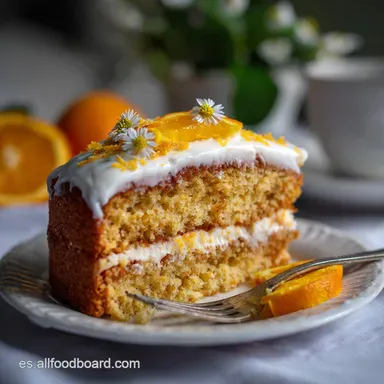 Receta Queque De Naranja F&aacute;cil Y Jugoso Como Hacer: Bizcocho De Terciopelo! Tarjeta de receta