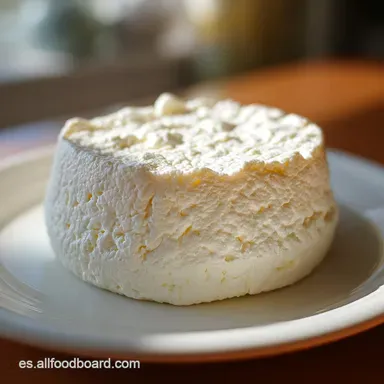 Queso Fresco Casero en 180 Minutos con Leche Entera Tarjeta de receta