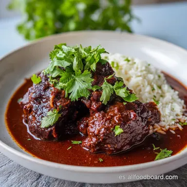 Rabo De Toro Tradicional para 4 Raciones Tarjeta de receta