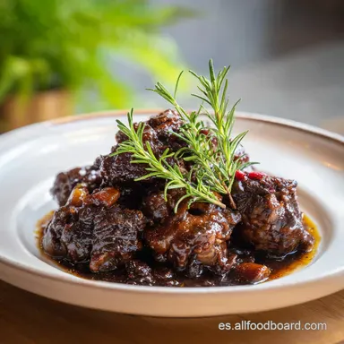Rabo De Toro Receta Tradicional para 4 Raciones Tarjeta de receta