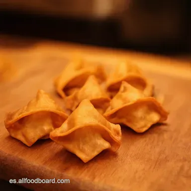 Crab Rangoon Casero M&aacute;s Rico que el Chino Tarjeta de receta