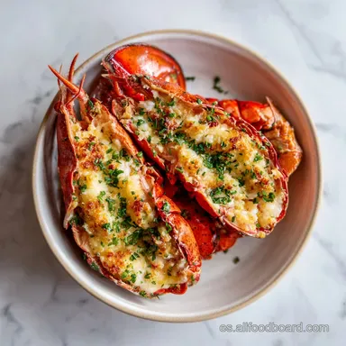 Langosta Thermidor: Receta con Crema Sedosa para 2 Porciones Tarjeta de receta