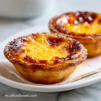 Pastelitos de Belem: 12 Unidades Tarjeta de receta