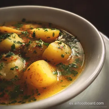 Receta de Patatas a la Riojana para 4 Tarjeta de receta