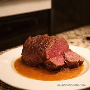 Roast Beef Jugoso El Secreto de la Abuela Revelado Tarjeta de receta