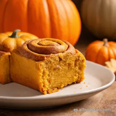 Pumpkin Spice Cinnamon Rolls La Receta Casera Perfecta Tarjeta de receta