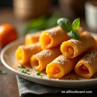 Rollitos de Naranja La Mejor Receta Breakfast Casera Tarjeta de receta