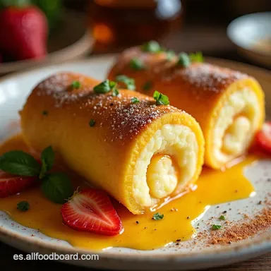 ROLLO DE LECHE EN POLVO Mi Secreto Cremoso Sin Horno Tarjeta de receta