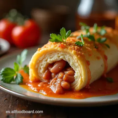 La Mejor Receta de Rollo de Salchicha Esponjoso y Cremoso Tarjeta de receta