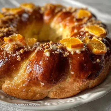 Rosc&oacute;n de Reyes: Receta Tradicional y Aroma C&iacute;trico (5 Horas) Tarjeta de receta