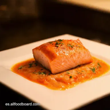 Salm&oacute;n al Horno a la Madrile&ntilde;a Jugoso y F&aacute;cil Tarjeta de receta