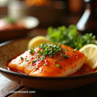 Salm&oacute;n al Papillote con Gochujang Sabor Coreano F&aacute;cil Tarjeta de receta