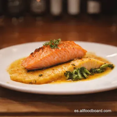 Salm&oacute;n en Freidora de Aire Jugoso Mi Secreto R&aacute;pido Tarjeta de receta