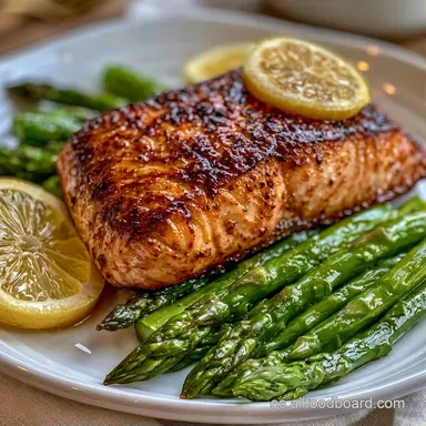Cena Saludable: Salmón en 15 Minutos Tarjeta de receta