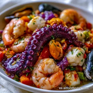 Salpic&oacute;n De Marisco Para 4 Personas Tarjeta de receta