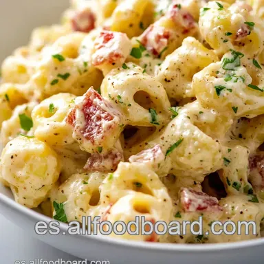 Salsa Carbonara Espa&ntilde;ola: &iexcl;Un Toque &Uacute;nico y F&aacute;cil! Tarjeta de receta
