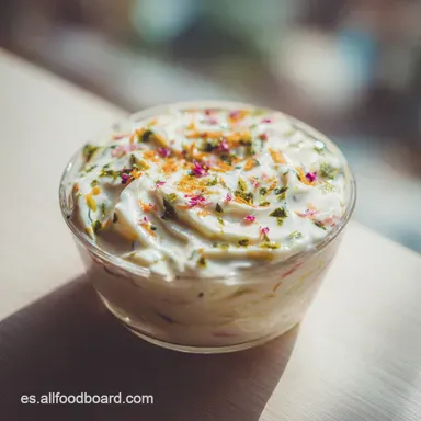 Salsa de Yogur Casera Refrescante para 4 Raciones Tarjeta de receta