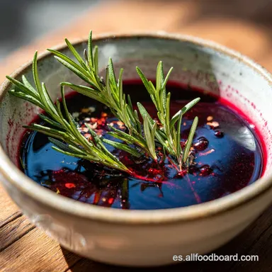 Salsas para Carnes: Reducci&oacute;n Sedosa para 4 Tarjeta de receta