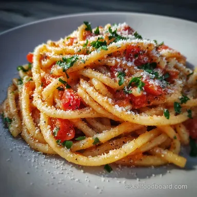 Salsas para Pasta Italianas: Total 20 Min Tarjeta de receta