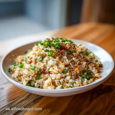 Receta con Arroz en 15 Minutos con Jengibre Tarjeta de receta