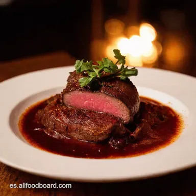 Solomillo Ib&eacute;rico con Rioja Receta F&aacute;cil y Deliciosa Tarjeta de receta