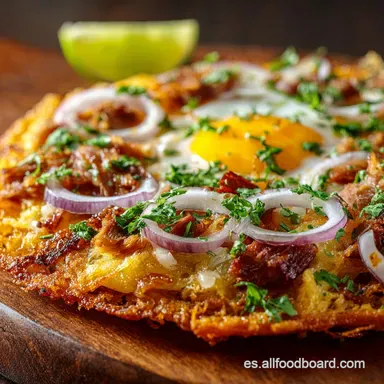 Tacu Tacu Peruano Cl&aacute;sico: Receta F&aacute;cil para la Costra Crujiente Tarjeta de receta