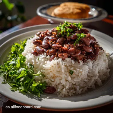 Tacu Tacu Receta Peruana de Frejoles: Crujiente y Cl&aacute;sico Tarjeta de receta