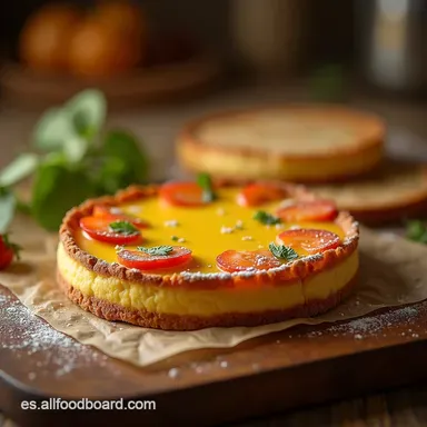 Tarta Cremosa de Pl&aacute;tano a la Tostada El Secreto Casero Tarjeta de receta