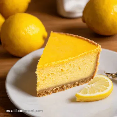 Tarta de Lim&oacute;n Cremosa: &iexcl;Receta F&aacute;cil Que Triunfa! Tarjeta de receta