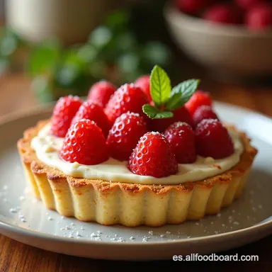 Tarta de Fresas Casera Un Cl&aacute;sico Refrescante Two Tarjeta de receta