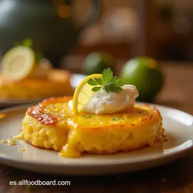 Postre sin Horno de Lim&oacute;n Tarta Fr&iacute;a Cremosa y en 25 Minutos Tarjeta de receta