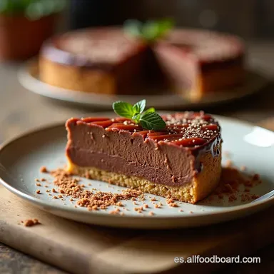 TARTA MOUSSE DE CHOCOLATE De Pel&iacute;cula Facil&iacute;sima Tarjeta de receta