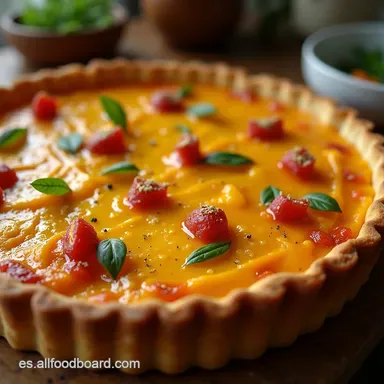 Postre Romeo y Julieta Tarta Cremosa de Queso y Membrillo Blogger Name Tarjeta de receta