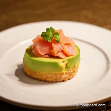 Tartar de Salm&oacute;n y Aguacate Un Aperitivo Fresquito Tarjeta de receta