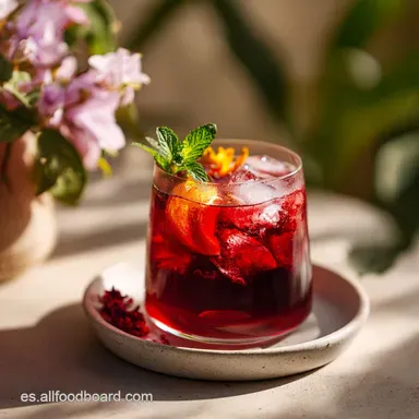 Tinto De Verano Receta F&aacute;cil en 6 Minutos Tarjeta de receta