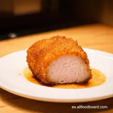Tonkatsu Crujiente El Aut&eacute;ntico Cerdo Japon&eacute;s Tarjeta de receta