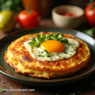 CON 1 HUEVO HAZ ESTA maravilla Tortilla Express de Patata Tarjeta de receta