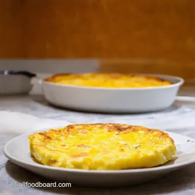 Tortilla de Patatas en Freidora Receta F&aacute;cil y Saludable Tarjeta de receta
