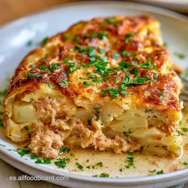 Tortilla De Patatas Rellena en 45 Minutos Tarjeta de receta