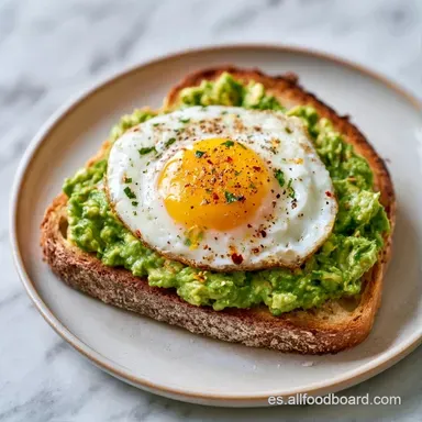 Aguacate Y Huevo en 15 Minutos Tarjeta de receta