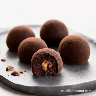 Delicia en 2 Ingredientes Trufas de Chocolate F&aacute;ciles