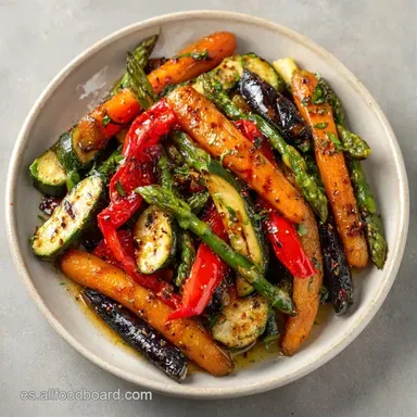 Verduras a la Plancha en 25 Minutos Tarjeta de receta