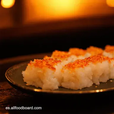 Yaki Onigiri a la Plancha El Aperitivo Japon&eacute;s Casero Perfecto Tarjeta de receta