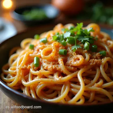 Yakizoba Japon&eacute;s Aut&eacute;ntico Receta F&aacute;cil con Salsa Umami Fideos Salteados Tarjeta de receta