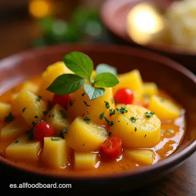 Parece papas en escabeche pero es Yuca El secreto criollo del Caribe Tarjeta de receta