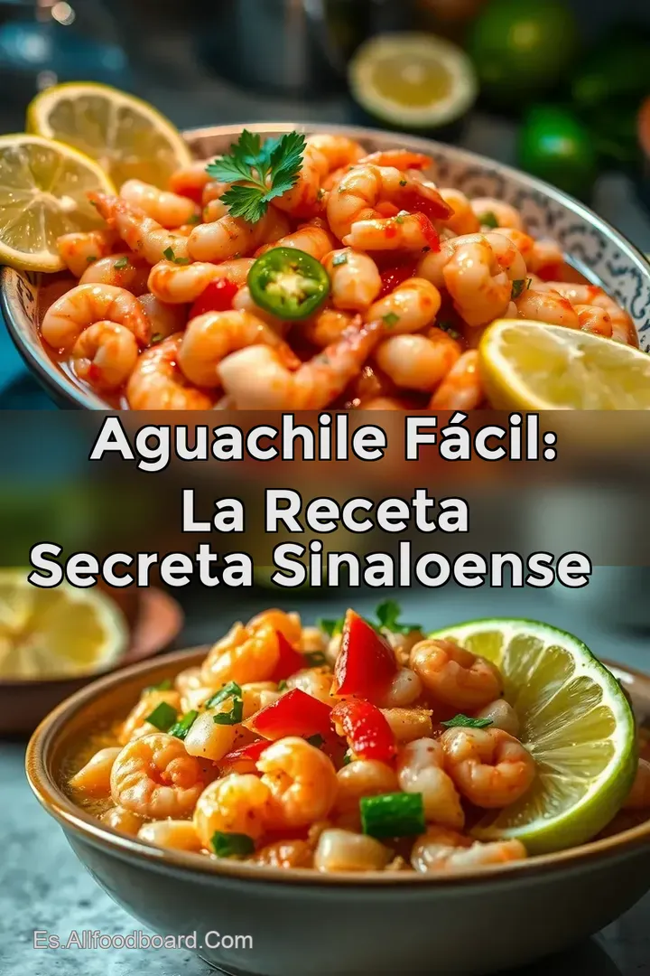 Aguachile F&aacute;cil: La Receta Secreta Sinaloense 🌶️