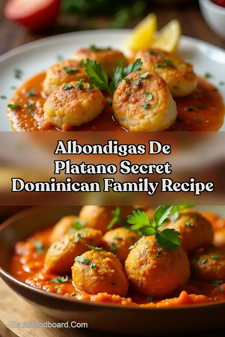 ALBONDIGAS DE PLATANO Secret Dominican Family Recipe